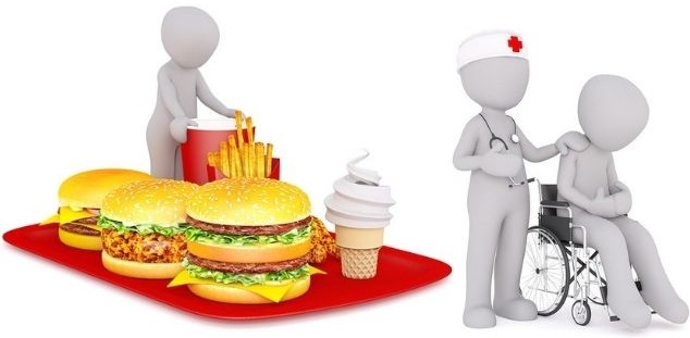 problemas de saúde alimentação ruim
